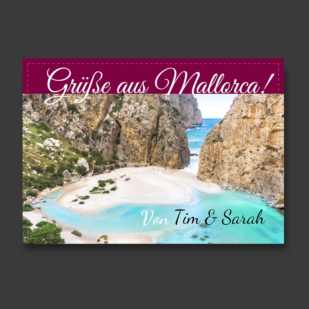 [Template]: Grüße aus Mallorca